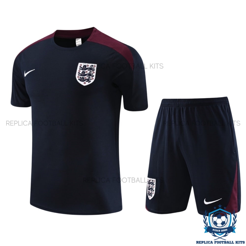 England Dark Blue Training Kid Replica Kits 23/24