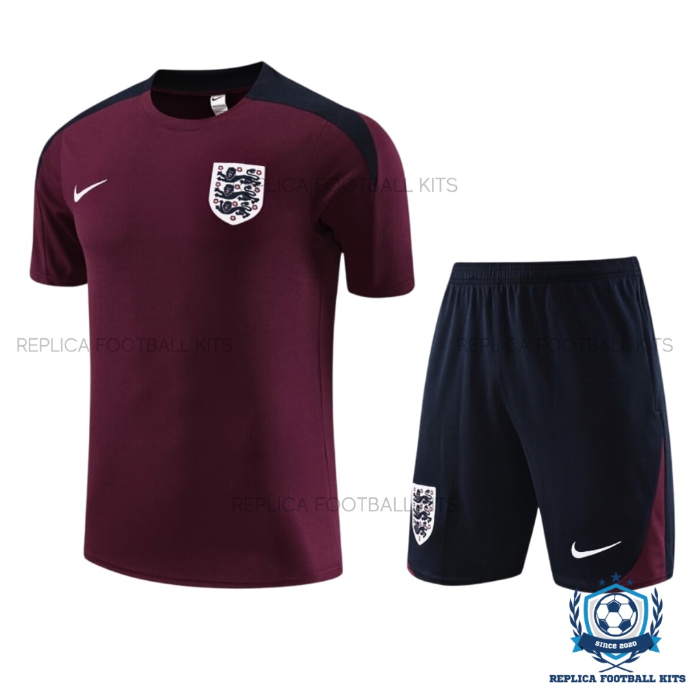 England Red Training Kid Replica Kits 23/24