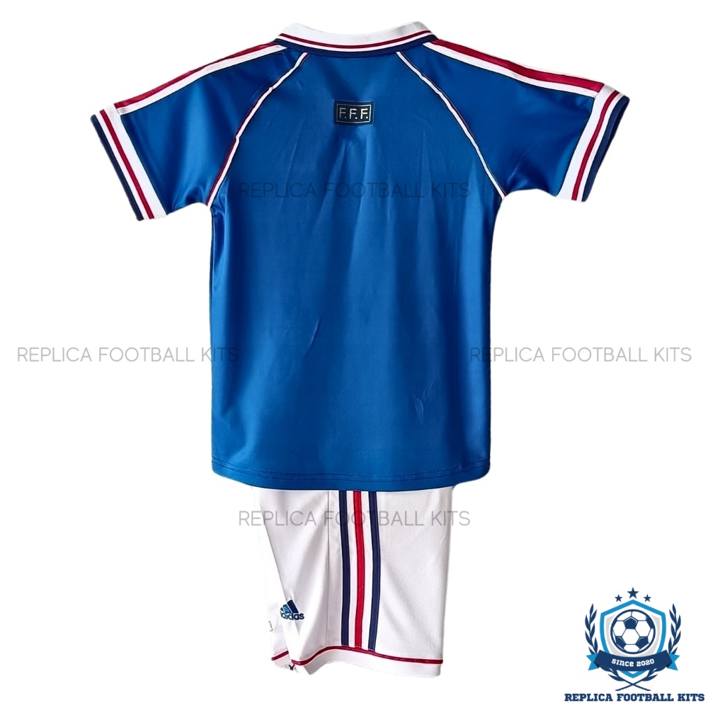 France Home Kid Replica Kits 1998