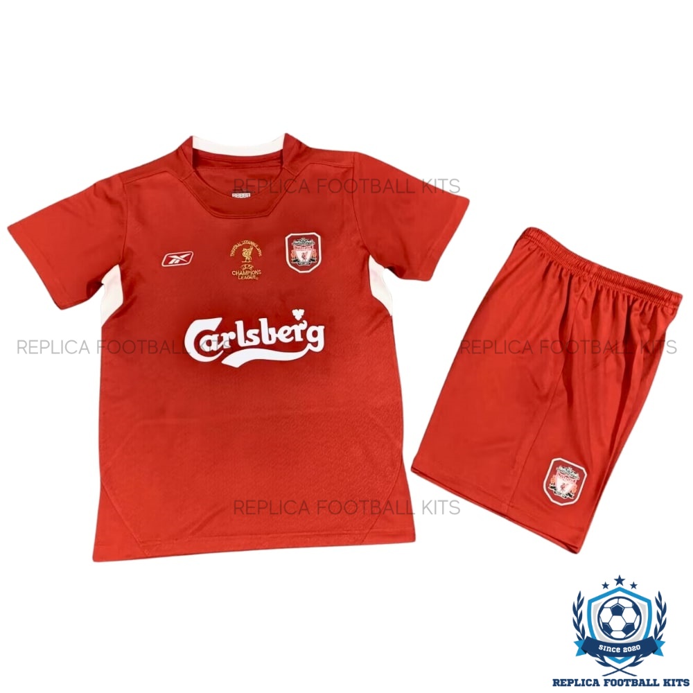 Liverpool Home Kid Replica Kit 04/05