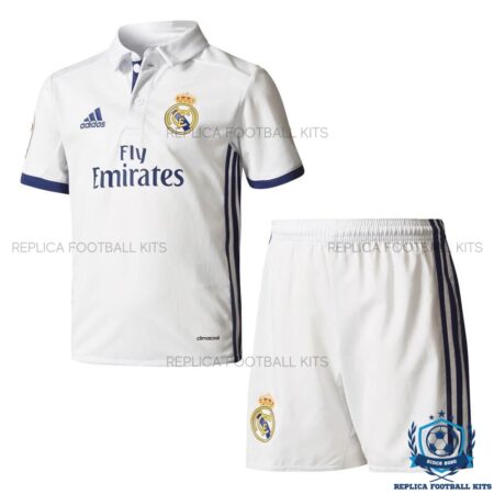 Real Madrid Home Kids Replica Kit 16/17