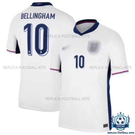 England Home Men Replica Shirt 2024 BELLINGHAM 10 - overview
