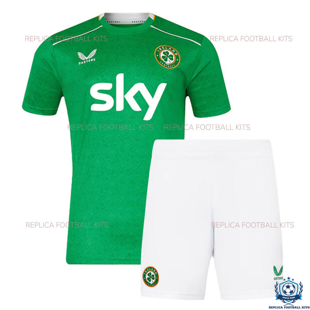 Ireland Home Kid Replica Football Kits 2024