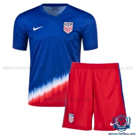 USA Away Kid Replica Kits 2024 - Front View