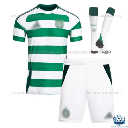 Celtic Home Kid Replica Football Kit 2024/25
