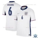 England Home Men Replica Shirt 2024 MAGUIRE 6 - Front View