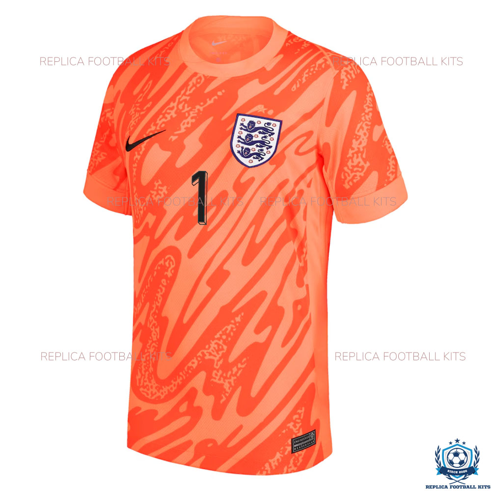 England Goalkeeper Men Replica Shirt 2024/25 PICKFORD 1