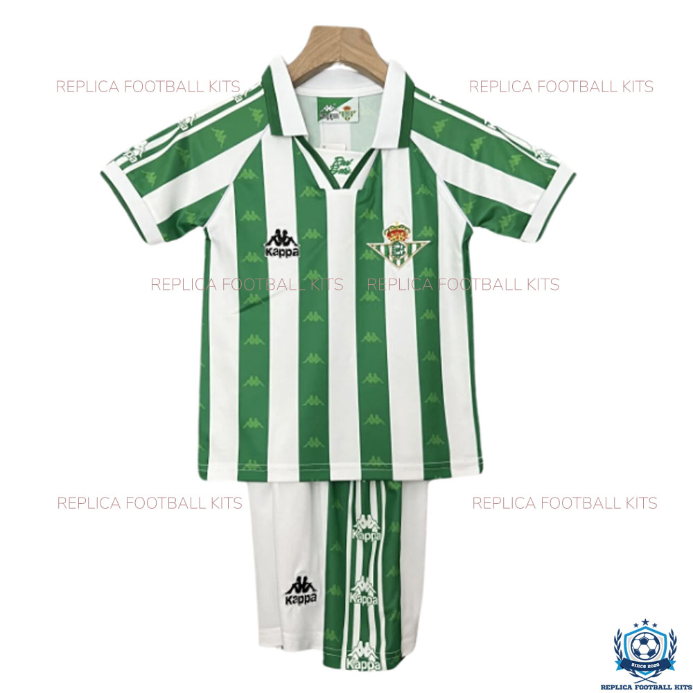 Retro Real Betis Home Kids Replica Kit 1995/97