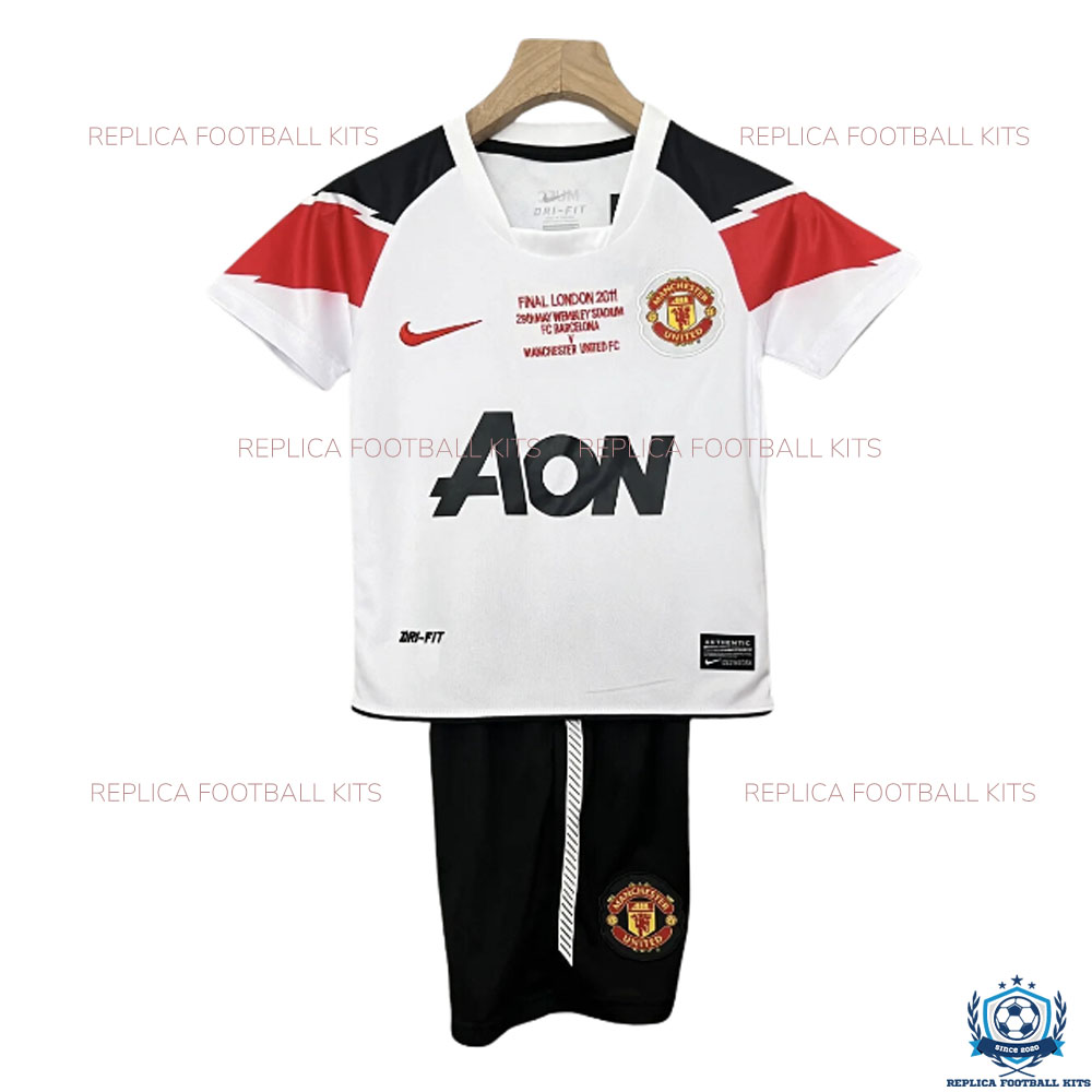 Manchester United Away Kid Replica Kit 10/11