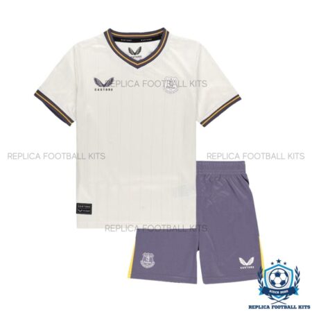 Everton Third Kid Replica Football Kit 2024/25 - Front View No Sock