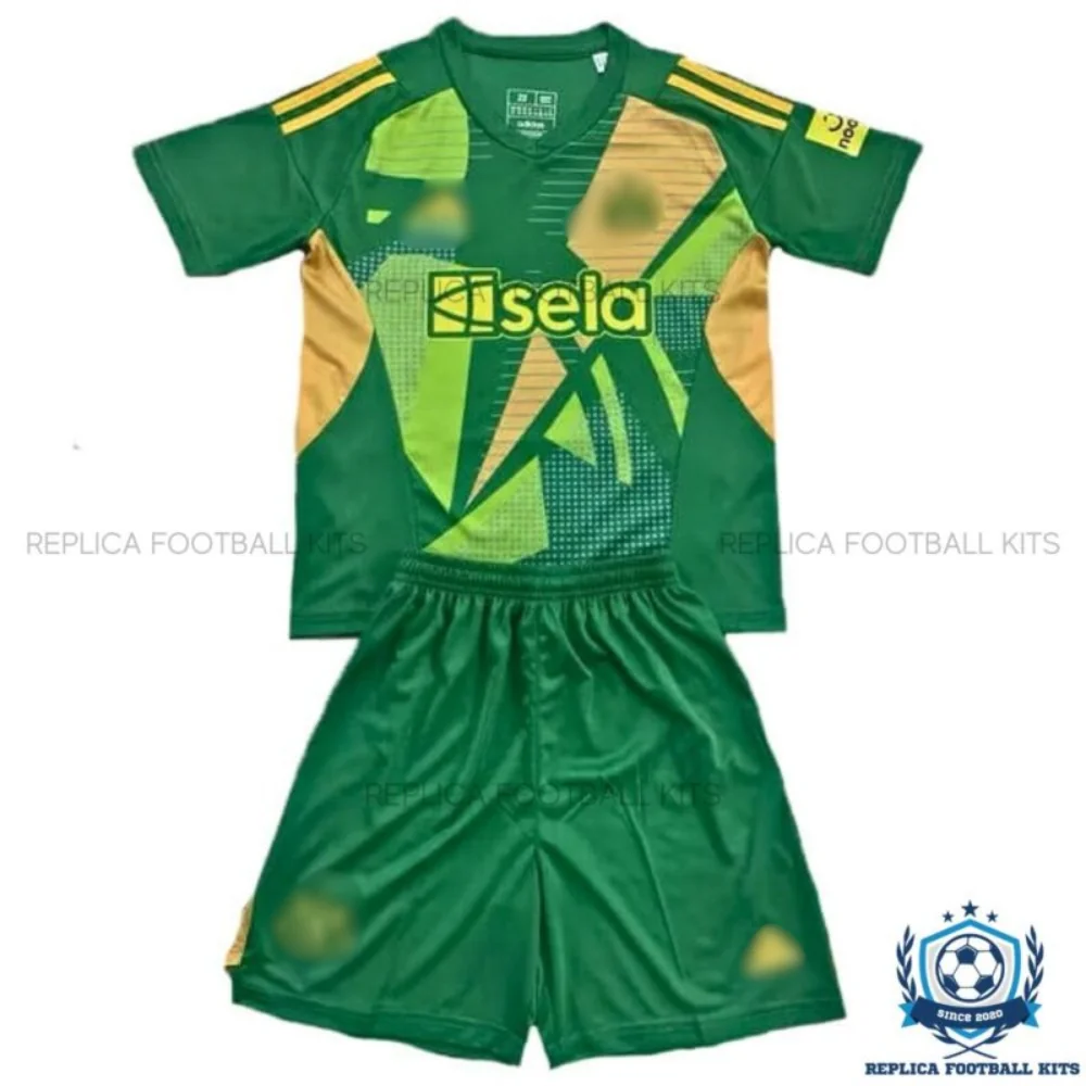 Newcastle Goalkeeper Kid Replica Football Kit 2024/25 - Front View