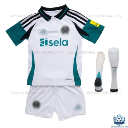 Newcastle Third Kid Kit 2024-25 - Front View With Sock