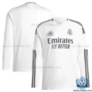 Real Madrid Home Men Replica Football Shirt 2024/25 Long Sleeve - Over View