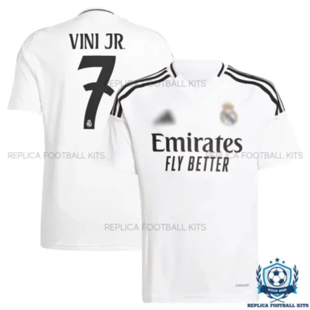 Real Madrid VINI JR. 7 Home Men Replica Football Shirt 2024/25