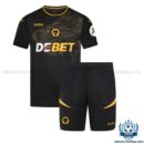 Wolves Away Kid Replica Football Kit 2024/25 - Front View