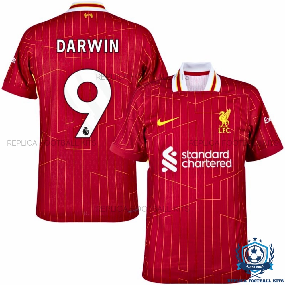 Liverpool Darwin 9 Home Men Replica Shirt 24/25