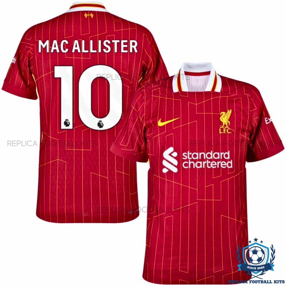 Liverpool Mac Allister 10 Home Men Replica Shirt 24/25