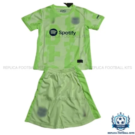 Barcelona Third Kids Replica Football Kit 2024/25- front view