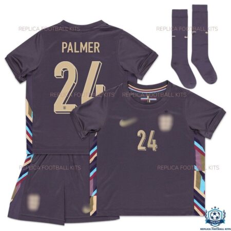 England Away Kid Replica Kits 2024 Palmer 24 - Front View