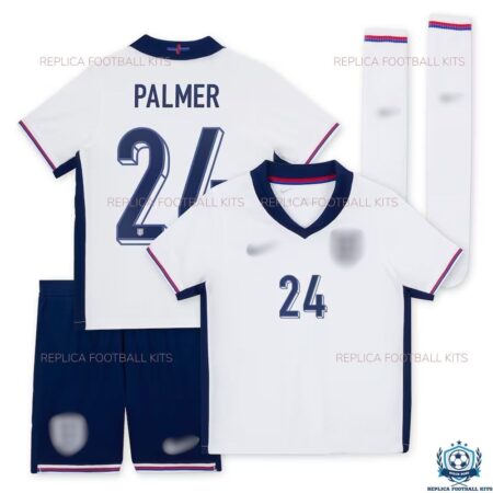 England Home Kid Kit 2024-25 Palmer 24 - Front View