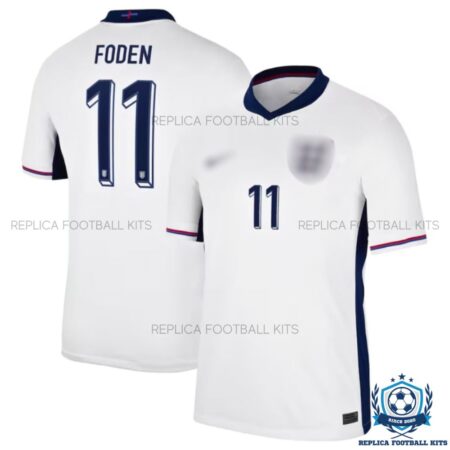 England Home Men Replica Shirt 2024 FODEN 11 - overview