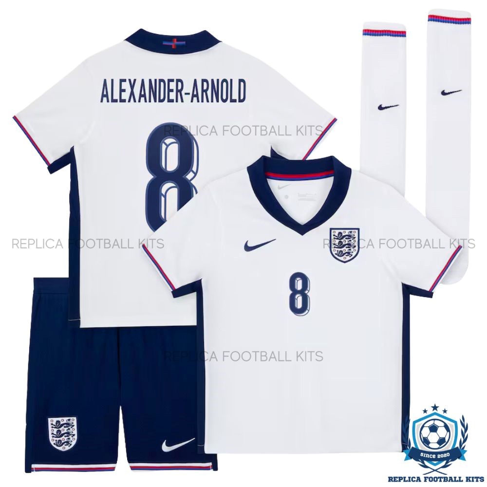 England Home Kid Replica Kits 2024 ALEXANDER-ARNOLD 8