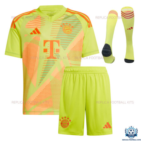 aBayern Munich Goalkeeper Kids Replica Kit 24/25