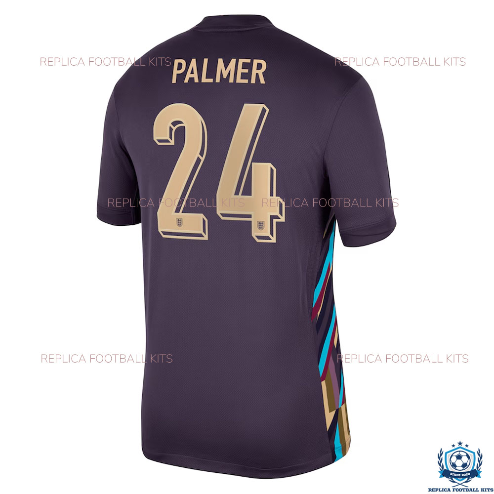 England Away Men Replica Shirt 2024/25 PALMER 24 - Back View