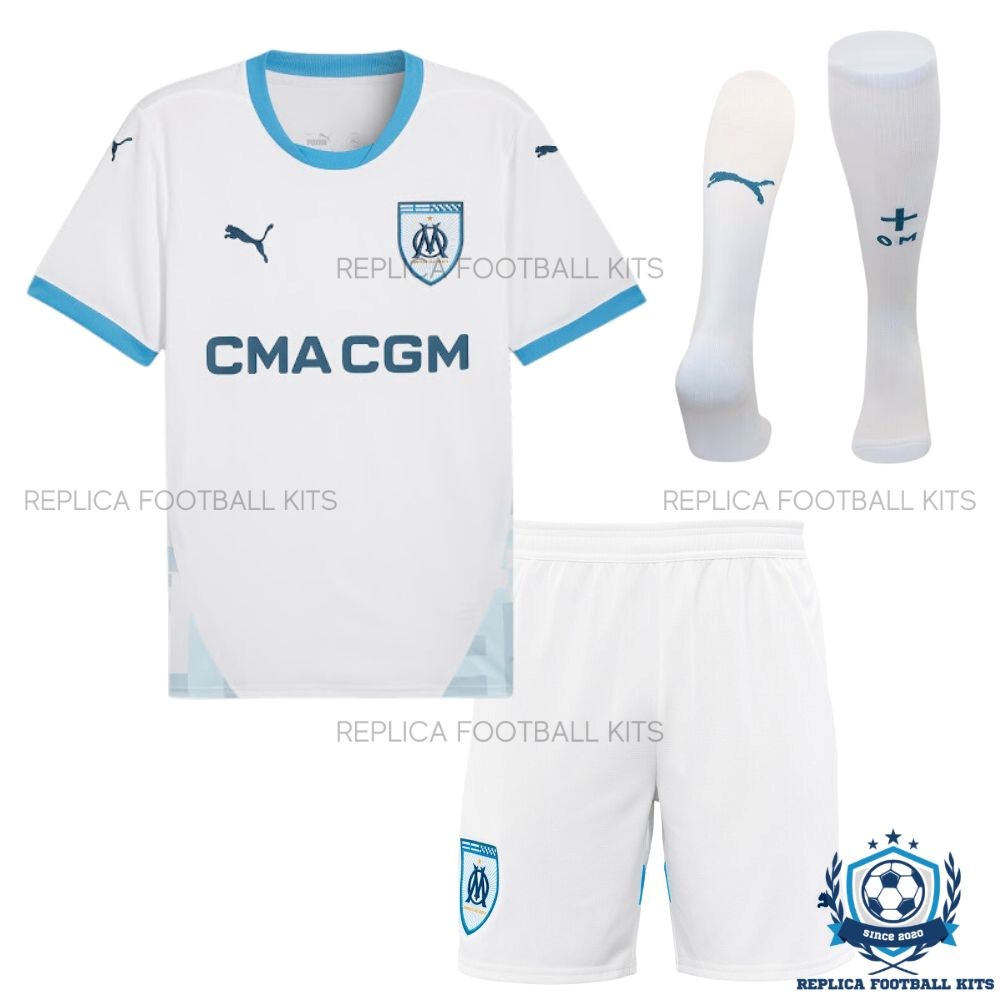 Marseille Home Kids Replica Kit 2024/25