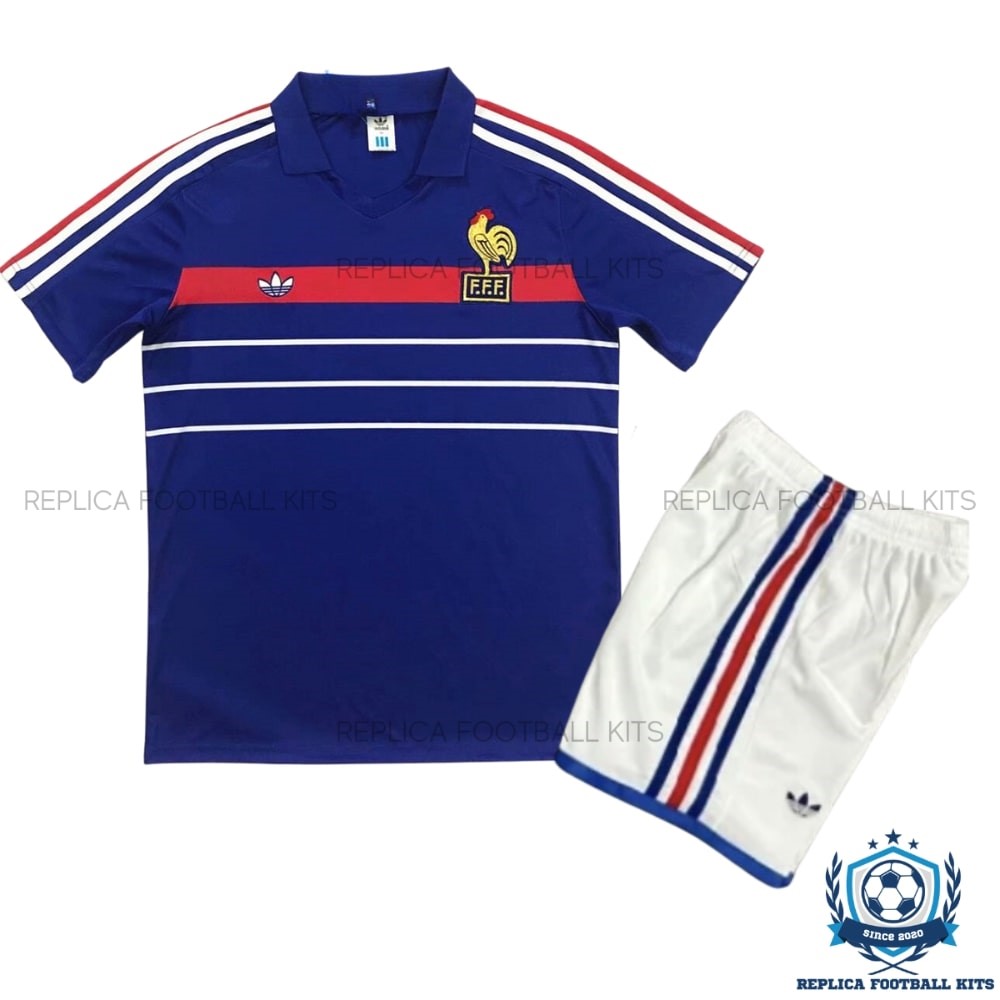 France Away Kid Replica Kits 1998