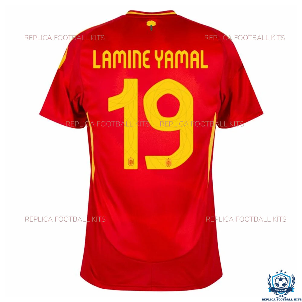 Spain Home Replica Shirts 2024 LAMINE YAMAL 19