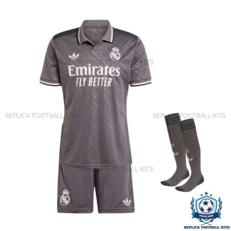 Real Madrid Third Kids Replica Kit 2024/25