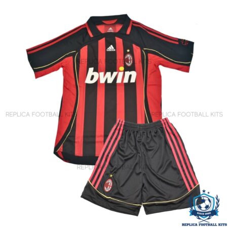 AC Milan Home Kids Replica Kit 06/07