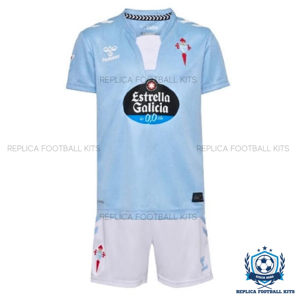 Celta Vigo Home Kid Replica Football Kits 24/25 - Front View