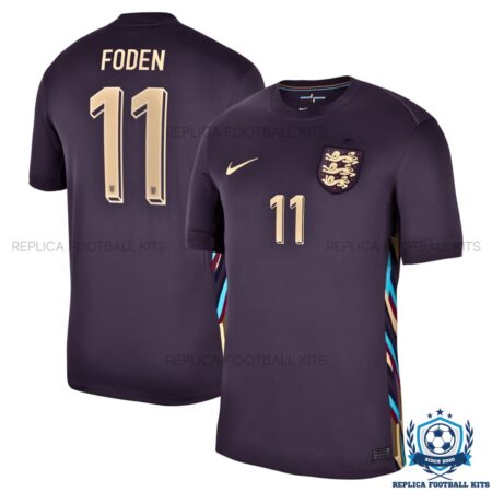 England Away Men Replica Shirt 2024 FODEN 11