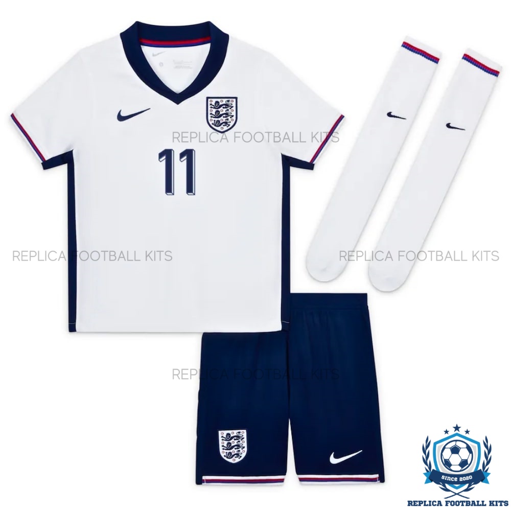 England Home Kid Replica Kits 2024 FODEN 11