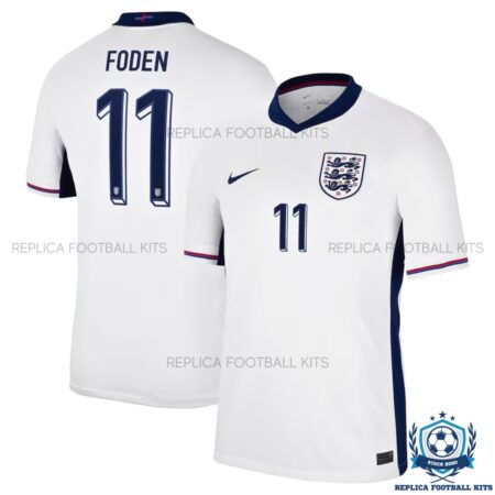 England Home Men Replica Shirt 2024 FODEN 11