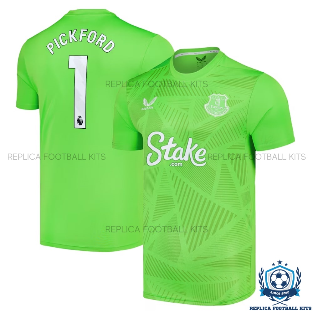 Everton PICKFORD 1 Goalkeeper Men Replica Shirt 24/25