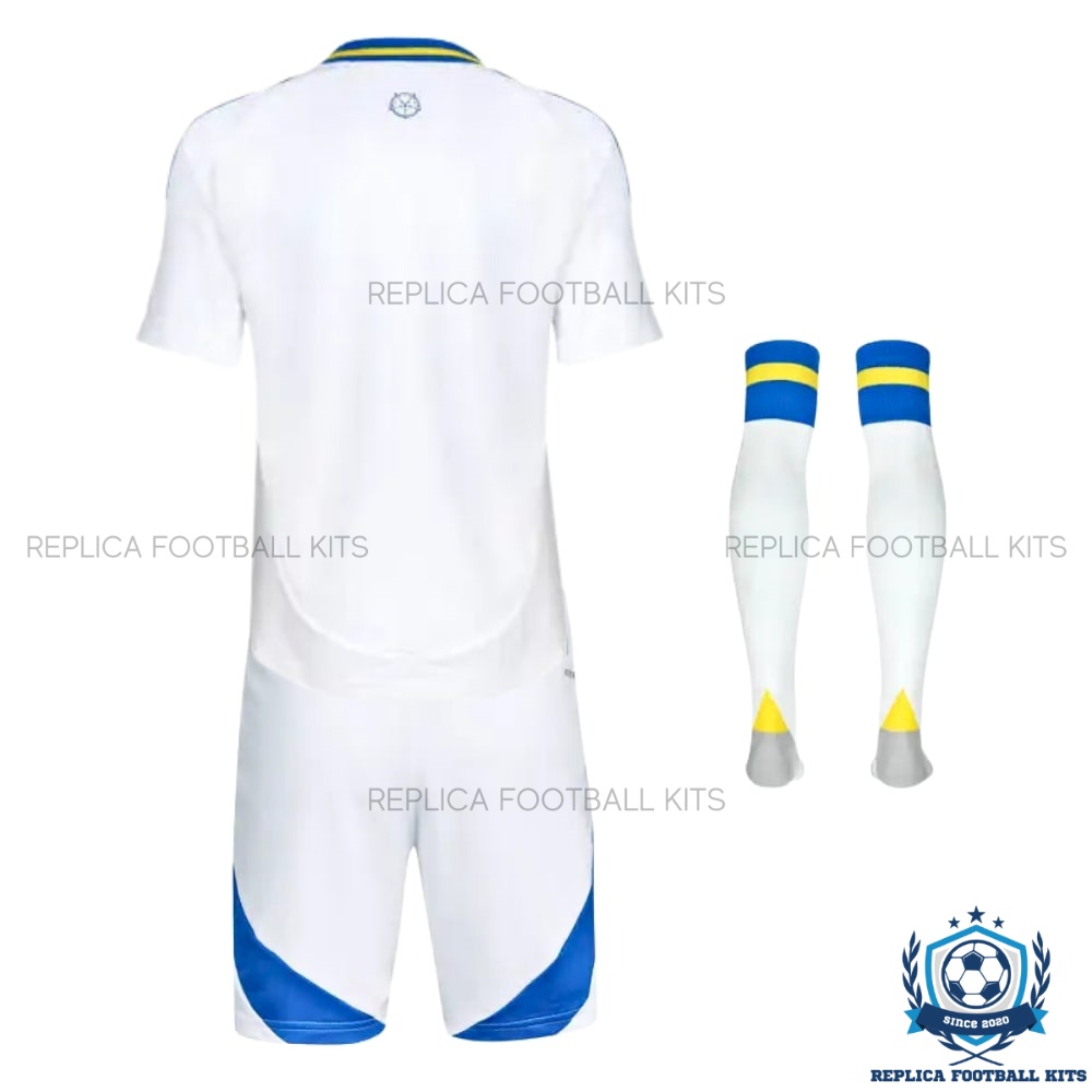 Leeds United Home Kid Replica Kit 24/25