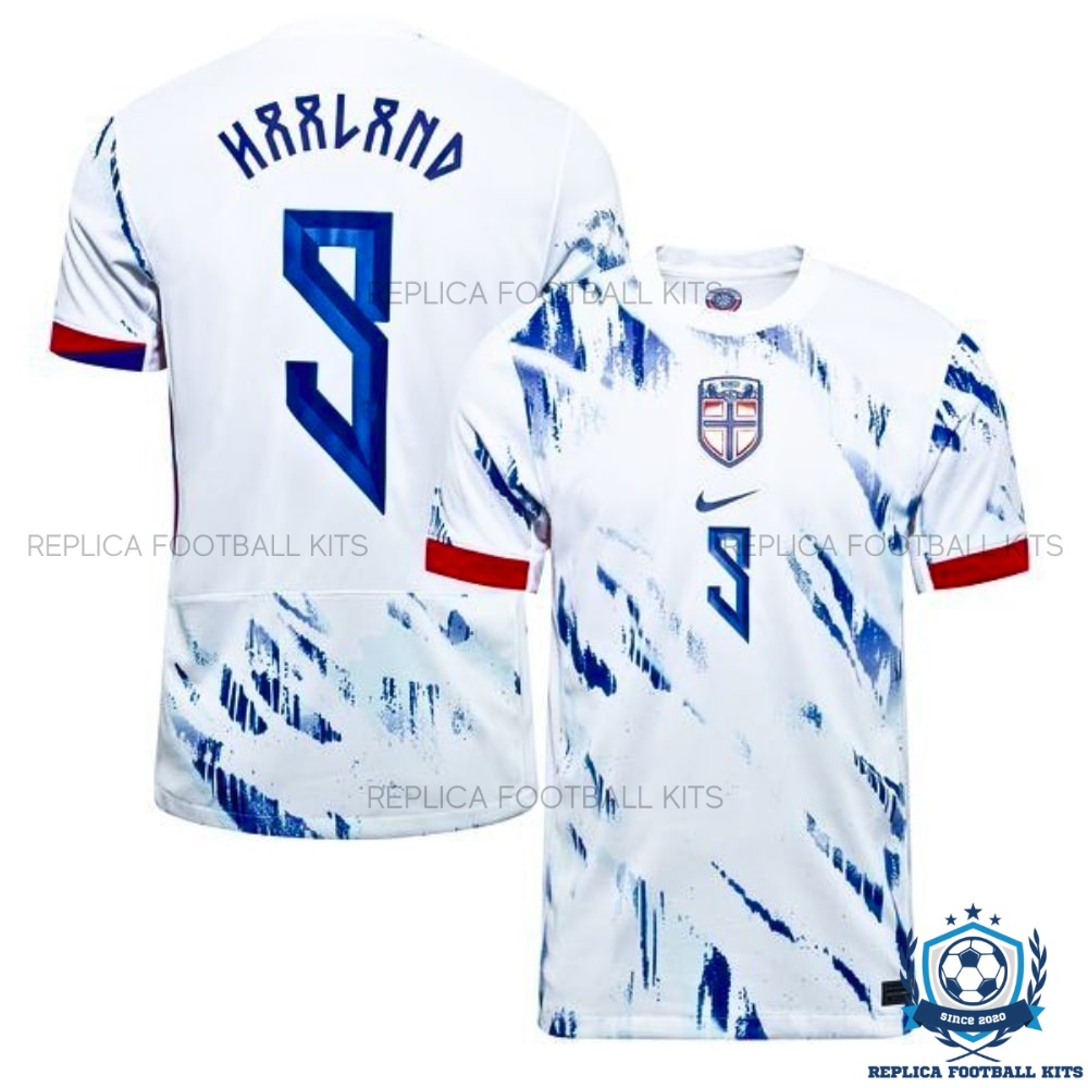 Norway Away Replica Football Shirt 2024 Haaland 9