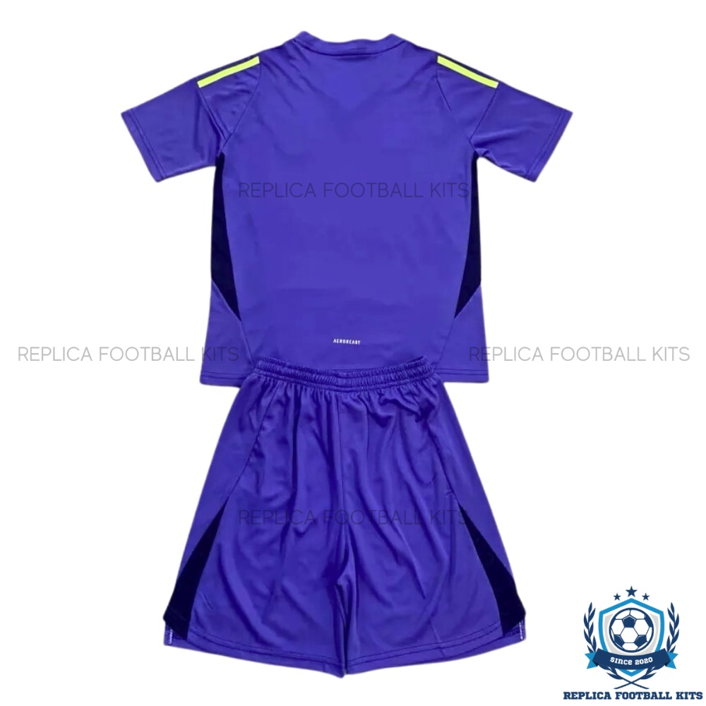 Scotland Purple Goalkeeper Kid Replica Kits 2024