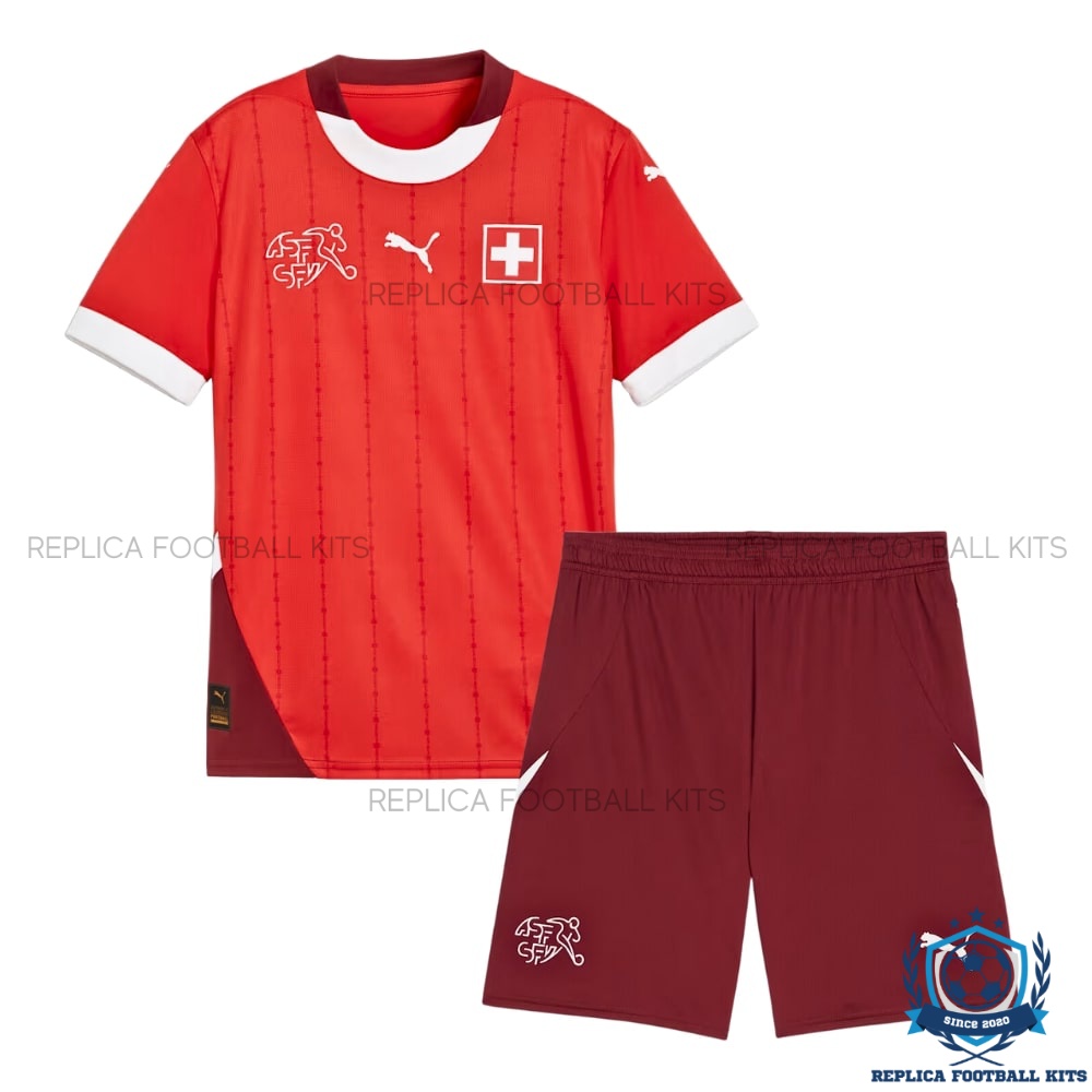 Switzerland Home Kid Replica Football Kits 24/25