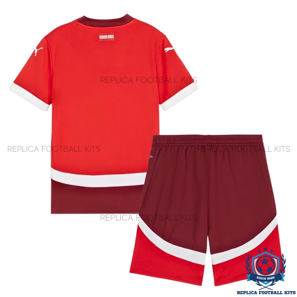 Switzerland Home Kid Replica Football Kits 24/25