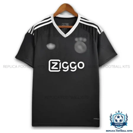 Ajax Black Pre Match Men Replica Shirts 24/25 - Front view