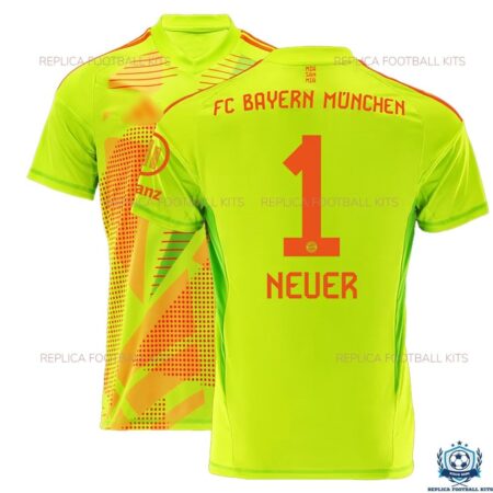 Bayern Munich Goalkeeper Men Replica Shirt 24/25 NEUER 1 - overview