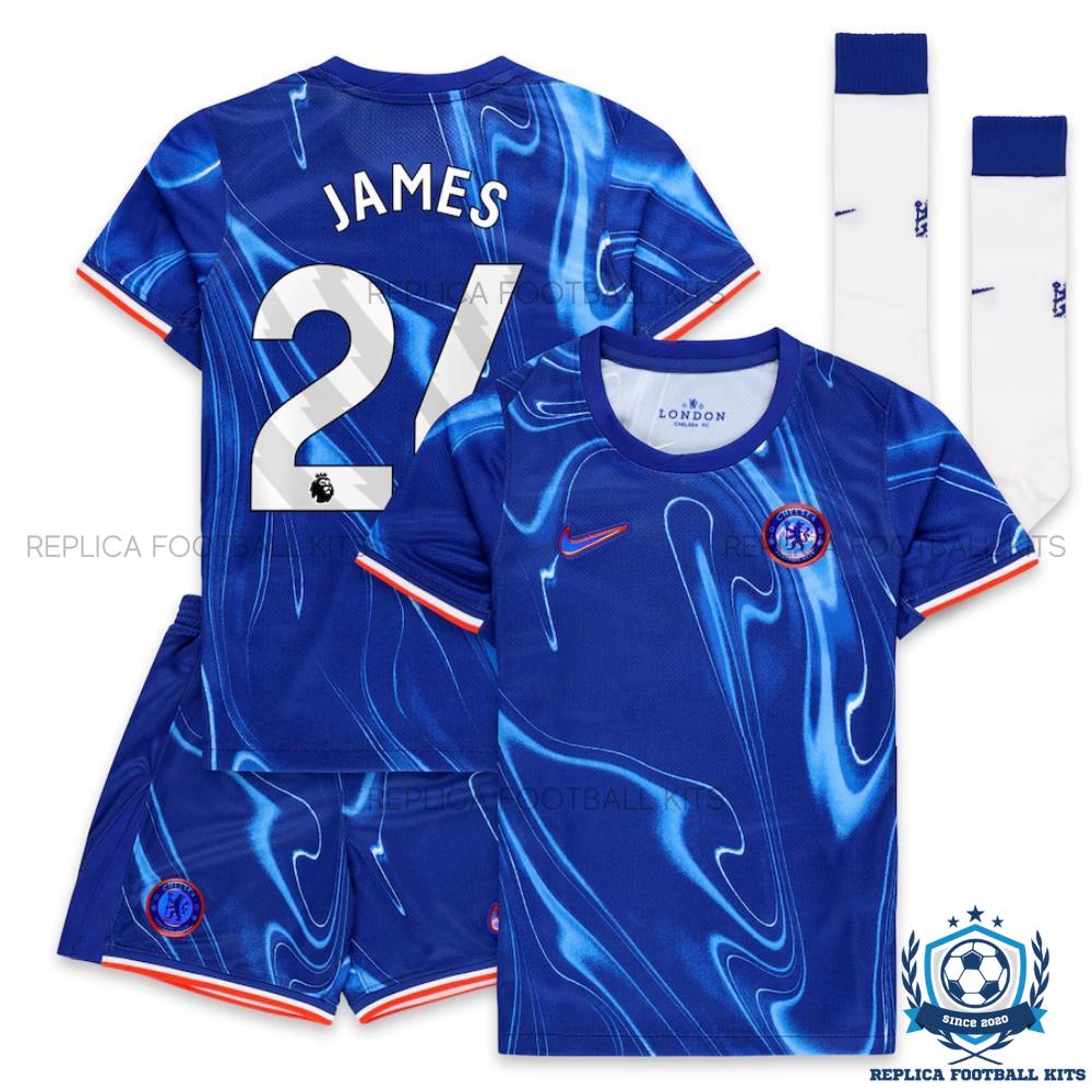 Chelsea Home Kid Replica Kit 24/25 JAMES 24