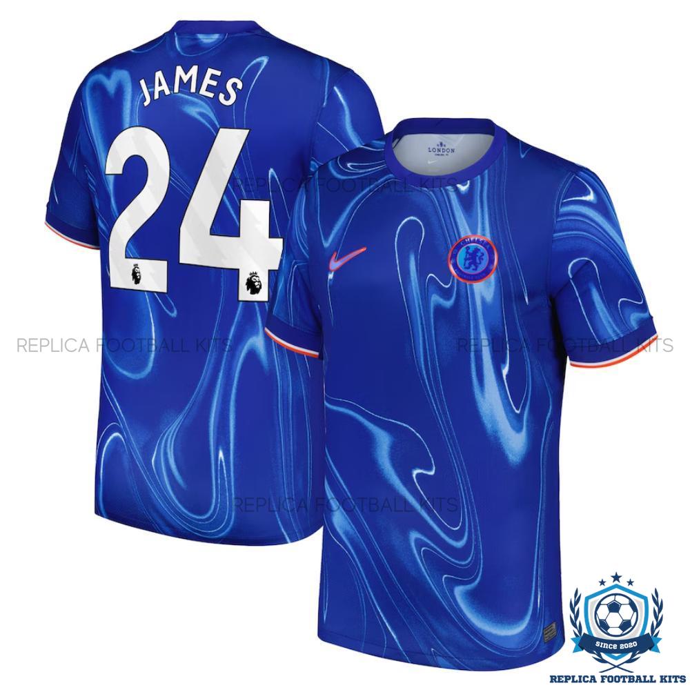 Chelsea Home Men Replica Shirt 24/25 JAMES 24