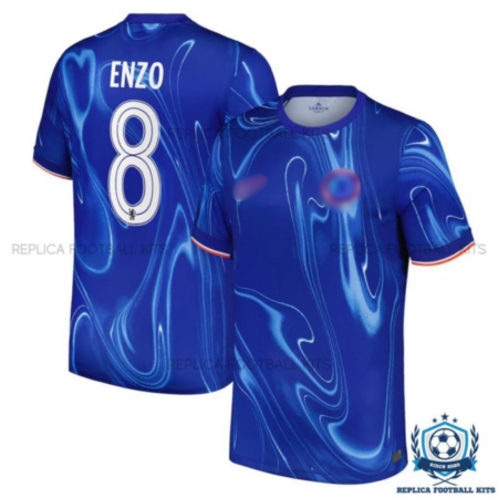 Chelsea Home Men Replica Shirts 24/25 ENZO 8 - Overview