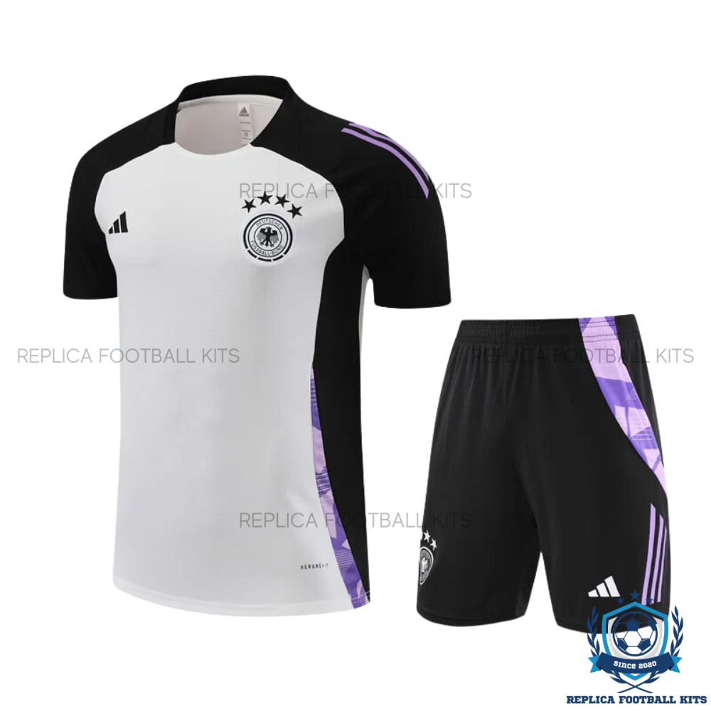 Germany White Training Kid Replica Football Kit 2024/25