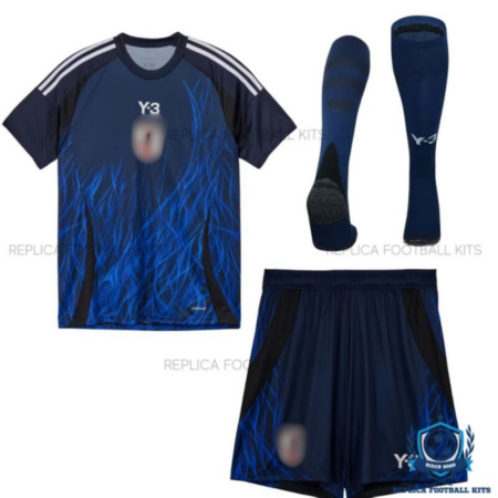 Japan Home Y-3 Version Kid Replica Kit 2024/25 - Front View
